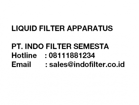 liquid filter apparatus indonesia